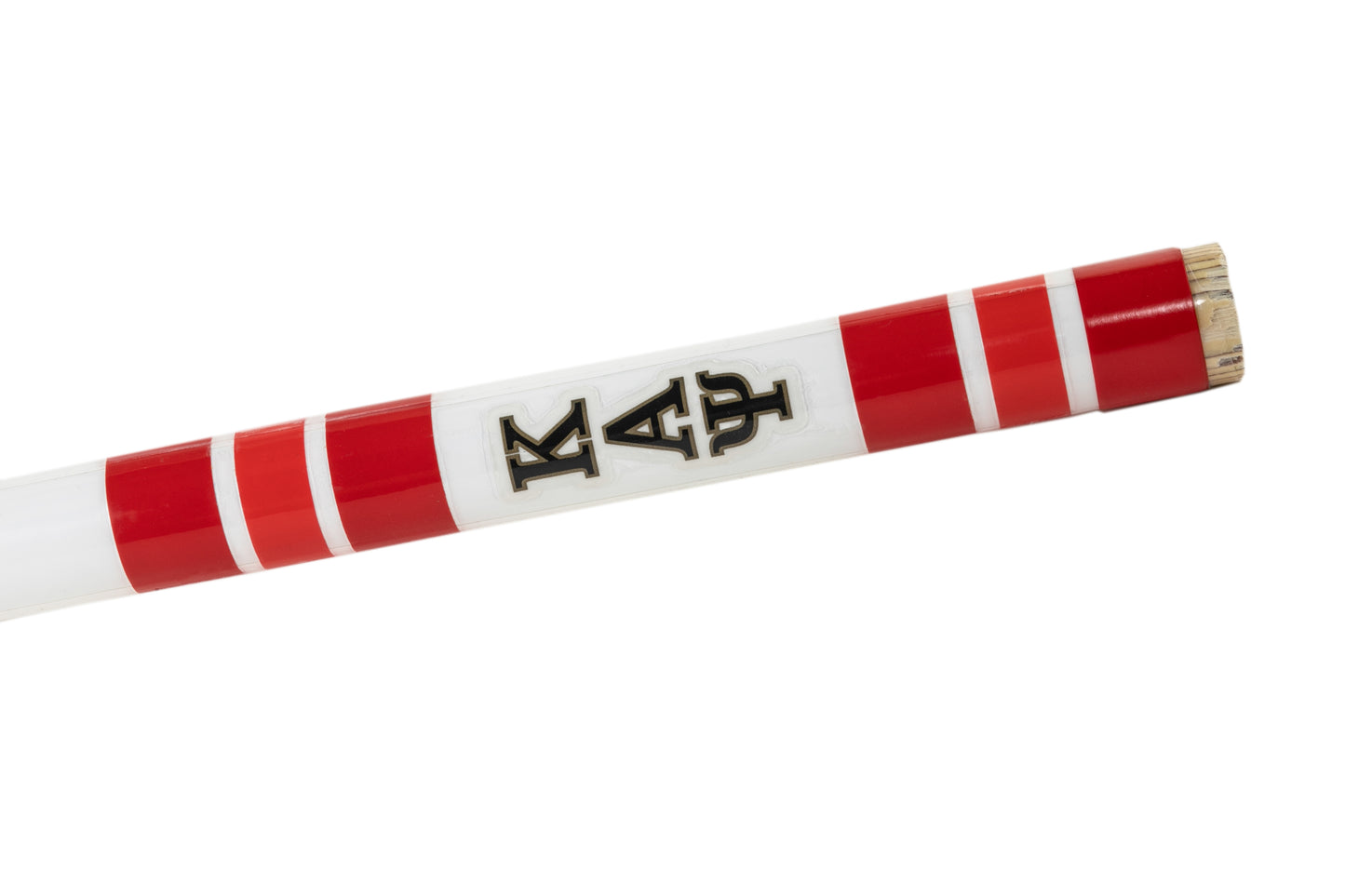 Kappa Alpha Psi Cane - Three Stripe Classic with Kappa Alpha Psi Letters